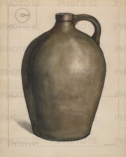 Stoneware Jug, c. 1936.