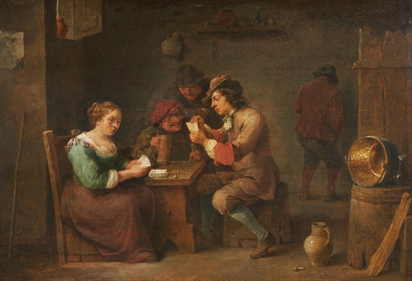 The Card Party, c.1670.