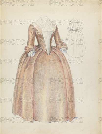 Woman's Dress, c. 1940.