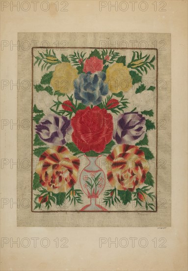 Crewel Embroidery, 1939.