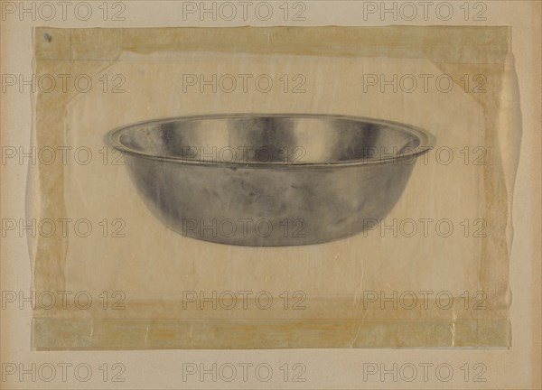 Pewter Basin, 1935/1942.