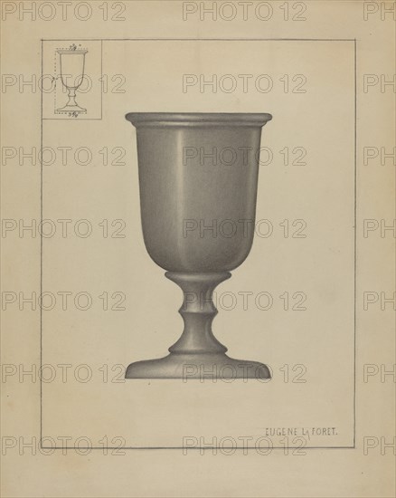 Pewter Chalice, c. 1936.