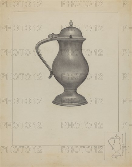 Pewter Pitcher, c. 1936.