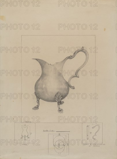 Pewter Pitcher, c. 1942.