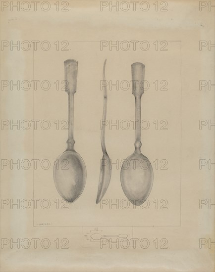 Pewter Spoon, 1935/1942.
