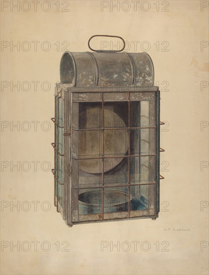 Ship's Lantern, c. 1942.