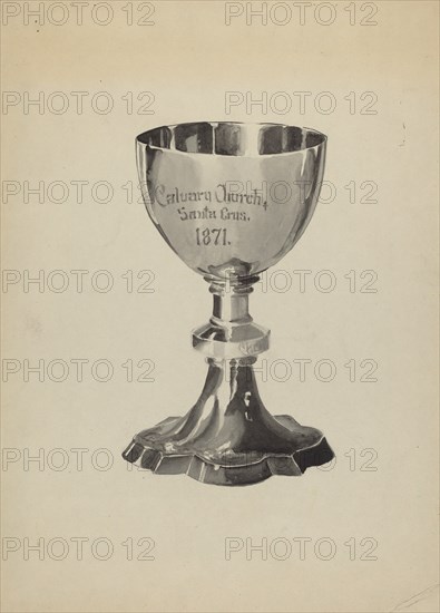 Silver Chalice, c. 1936.