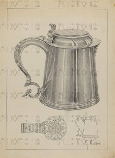 Silver Tankard, c. 1936.