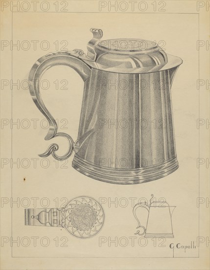 Silver Tankard, c. 1936.