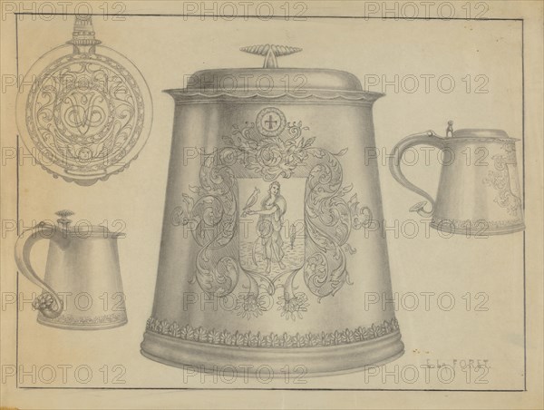 Silver Tankard, c. 1936.