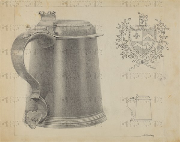 Silver Tankard, c. 1936.