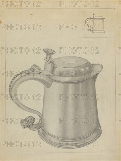 Silver Tankard, c. 1936.