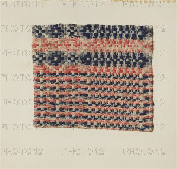 Coverlet Detail, c. 1941.