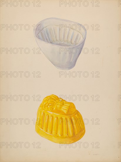 Pottery Molds, 1935/1942.