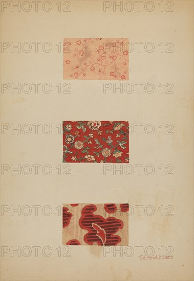 Textile Samples, c. 1938.