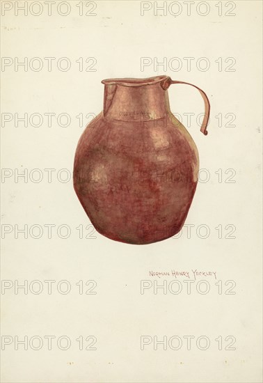 Copper Pitcher, 1935/1942.