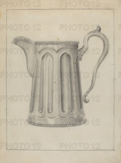 Pewter Creamer, 1935/1942.