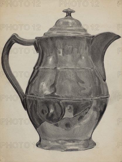 Pewter Pitcher, 1935/1942.