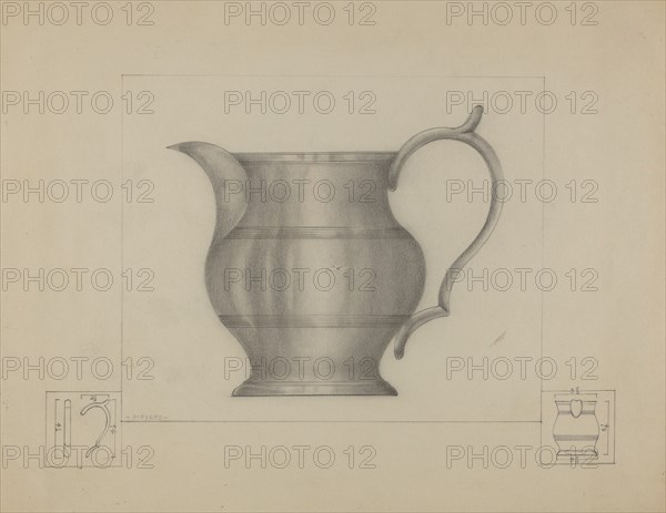 Pewter Pitcher, 1935/1942.