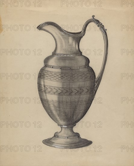 Pewter Pitcher, 1935/1942.