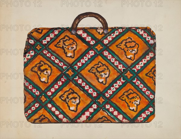 Lady's Carpet Bag, c. 1936.