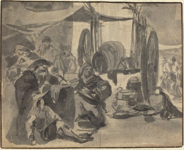 Market Scene, 17th century.
