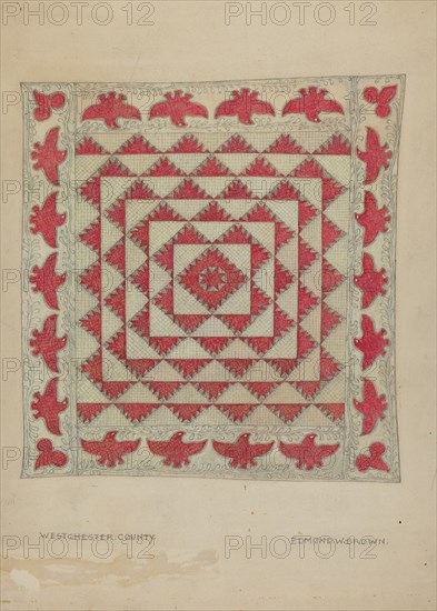 Patchwork Quilt, 1935/1942.