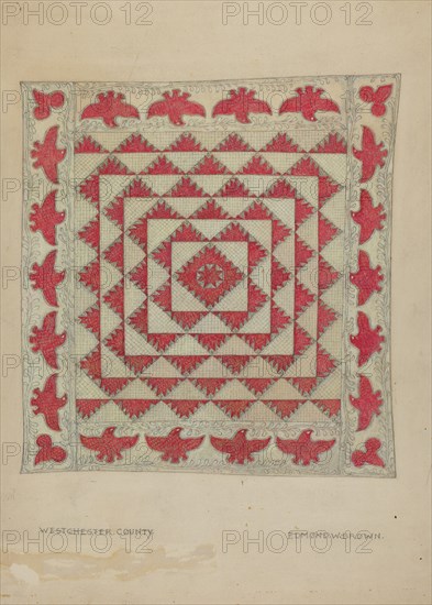 Patchwork Quilt, 1935/1942.
