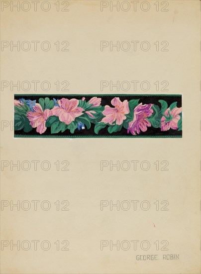 Wall Paper Border, c. 1936.