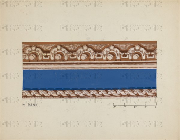 Wall Paper Border, c. 1937.