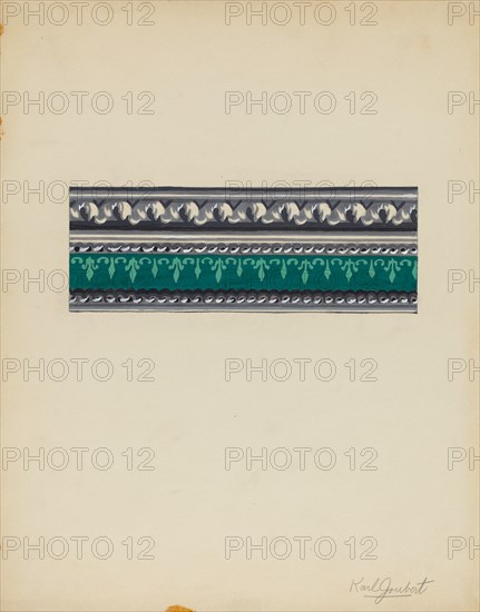 Wall Paper Border, c. 1937.