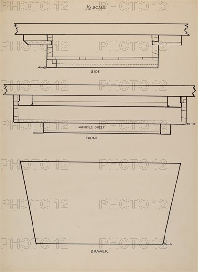 Writing Arm Chair, c. 1940.