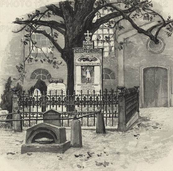 Grabmal von Klopstock, 1893.