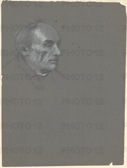 Head of a Man, c. 1870-1880.