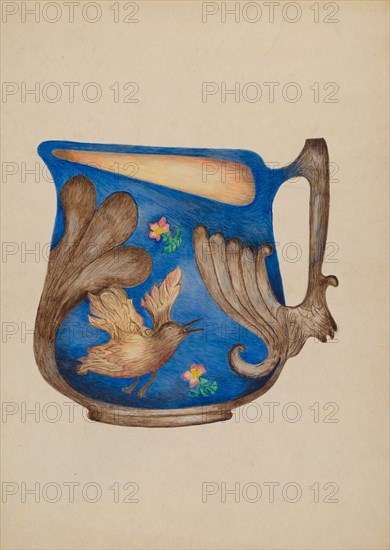 Majolica Pitcher, 1935/1942.