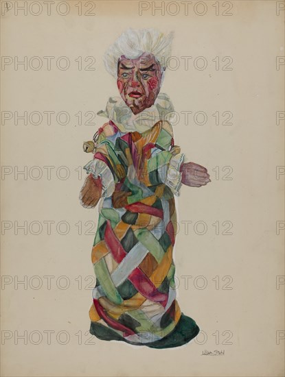 Clown Hand Puppet, 1935/1942.