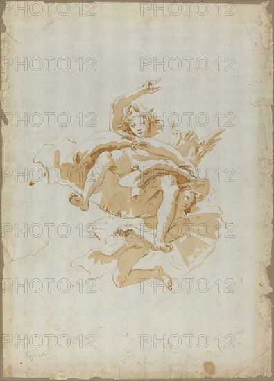 Drawing for a Ceiling Fresco.