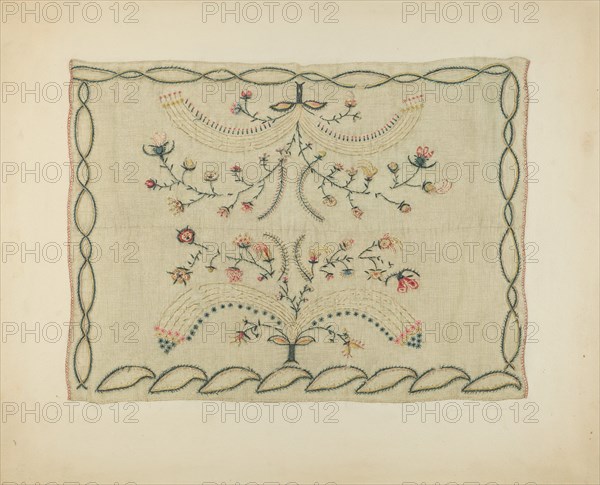 Embroidered Blanket, c. 1939.