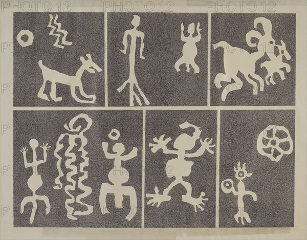 Petroglyph Design, 1935/1942.