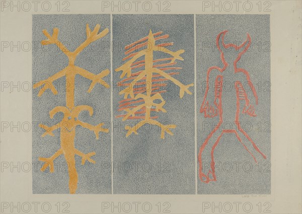 Petroglyph Design, 1935/1942.