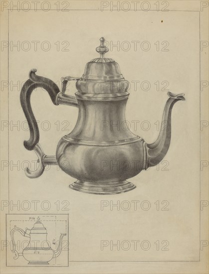 Silver Coffee Pot, 1935/1942.