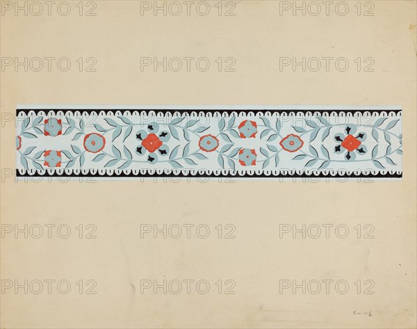 Wall Paper Border, 1935/1942.