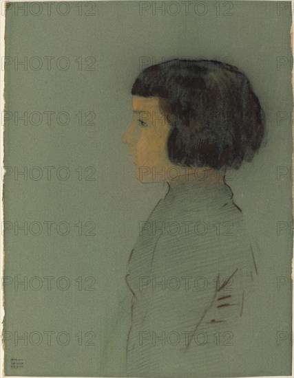 Young Woman in Profile, 1910.