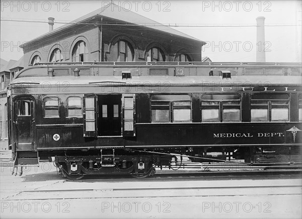 Army, U.S, Hospital Car, 1917.