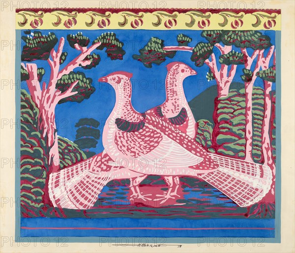 Bandbox Design (Grouse), 1937.