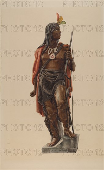 Cigar Store Indian, 1935/1942.