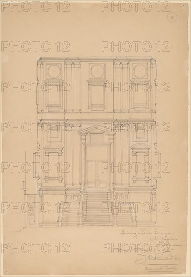 Library, San Lorenzo, c. 1896.