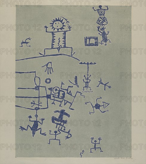 Petroglyph - Signs, 1935/1942.