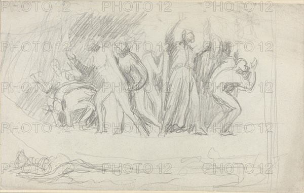 Study for "The Deluge", 1790s.