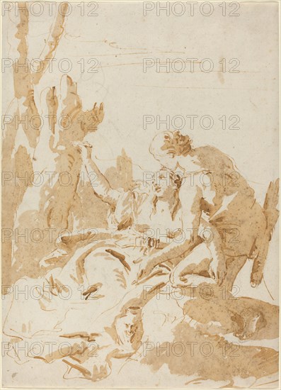 Angelica and Medoro, 1740/1745.